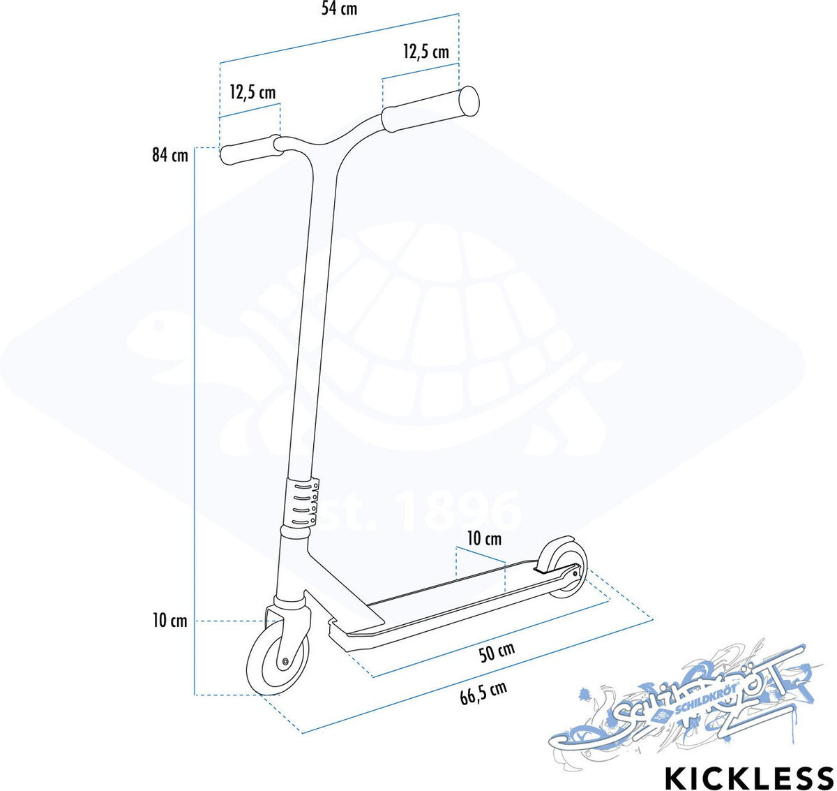 Stunt Scooter KICKLESS Piano Keine Farbe Bild 3