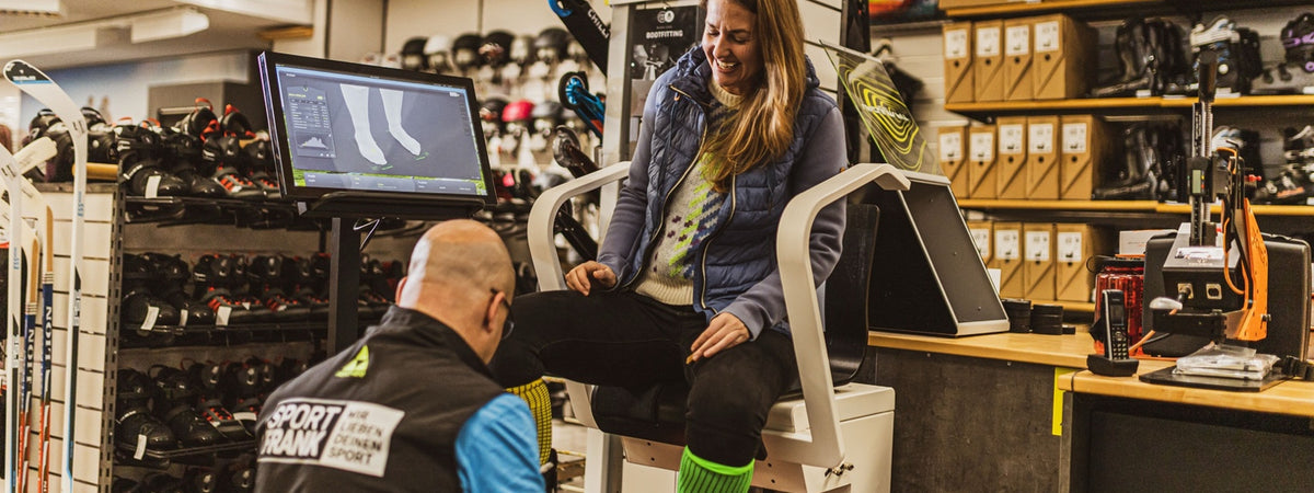 Professionelle Skischuhanpassung und Bootfitting bei Sport Frank