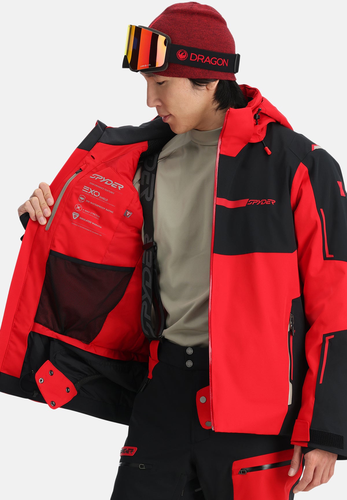 TITAN JACKET SPYDER RED Bild 4