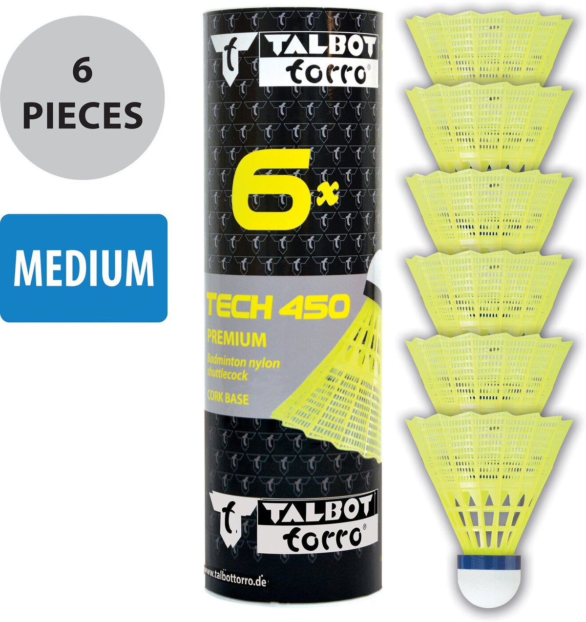 Badm.-Ball TECH 450 Korb:gelb blau/ keine Farbe Bild 3