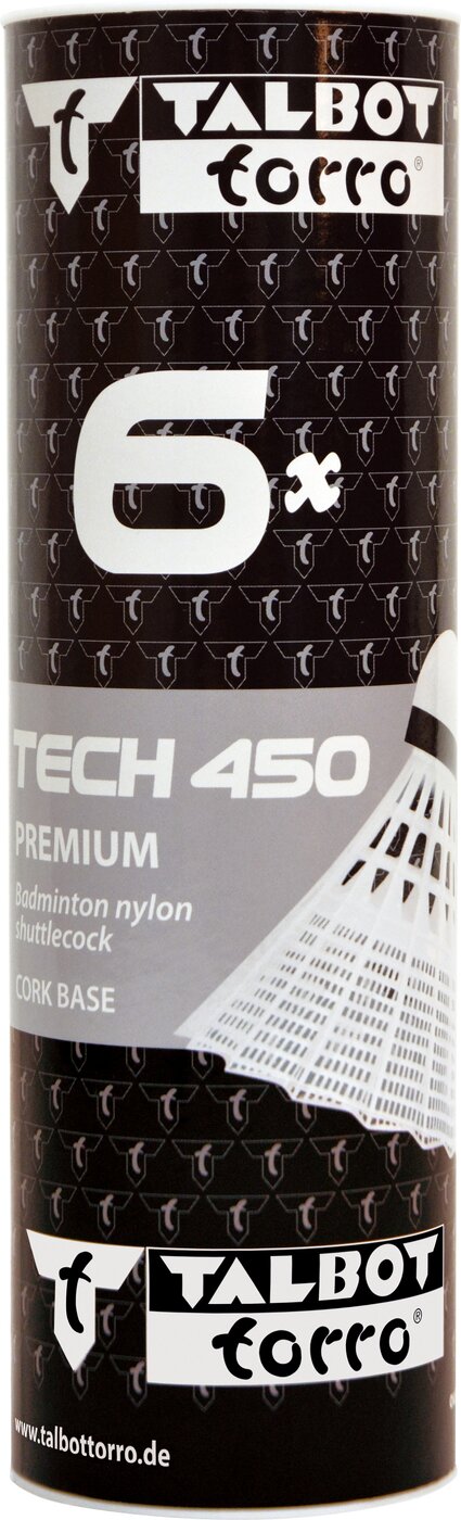 Badm.-Ball TECH 450 Korb:weiß rot/f keine Farbe Bild 1