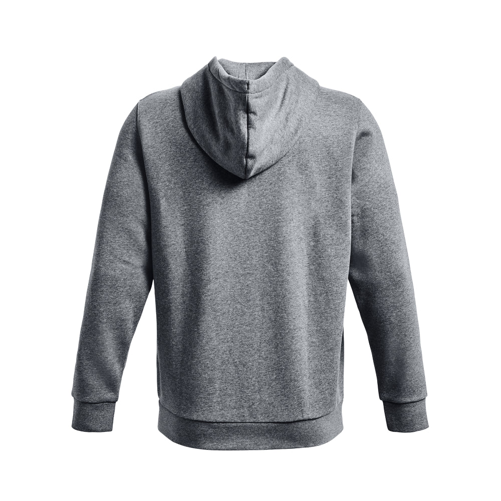 UA ESSENTIAL FLEECE FZ HOOD 012 PITCH GRAY MEDIUM HEAT Bild 2