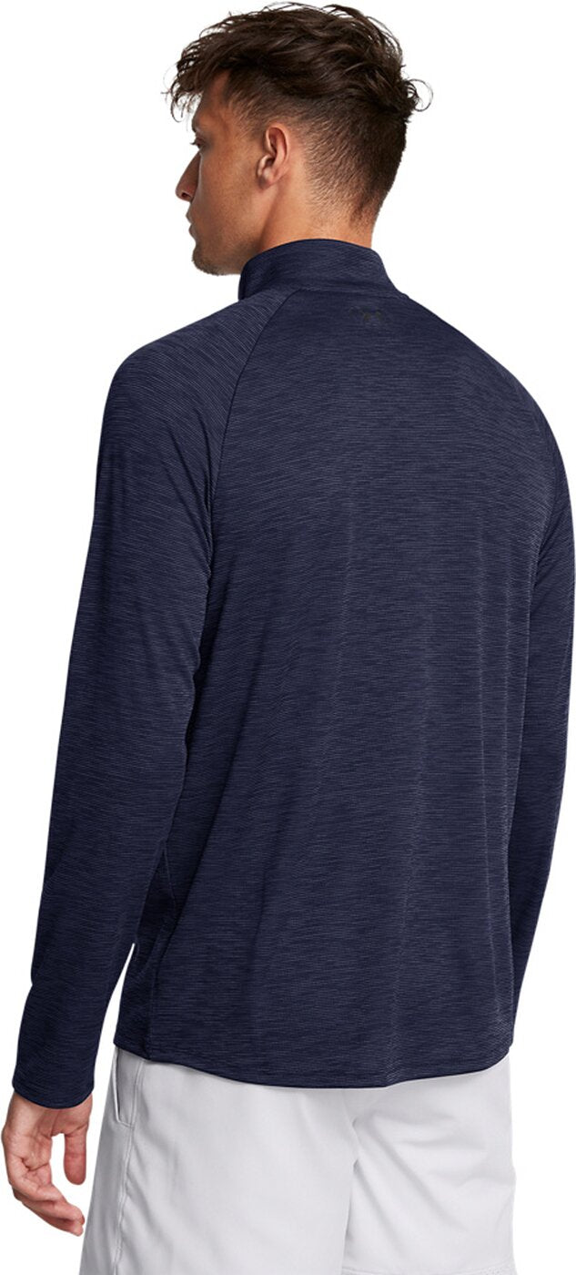 UA TECH TEXTURED 1/2 ZIP MIDNIGHT NAVY MIDNIGHT NAVY Bild 4