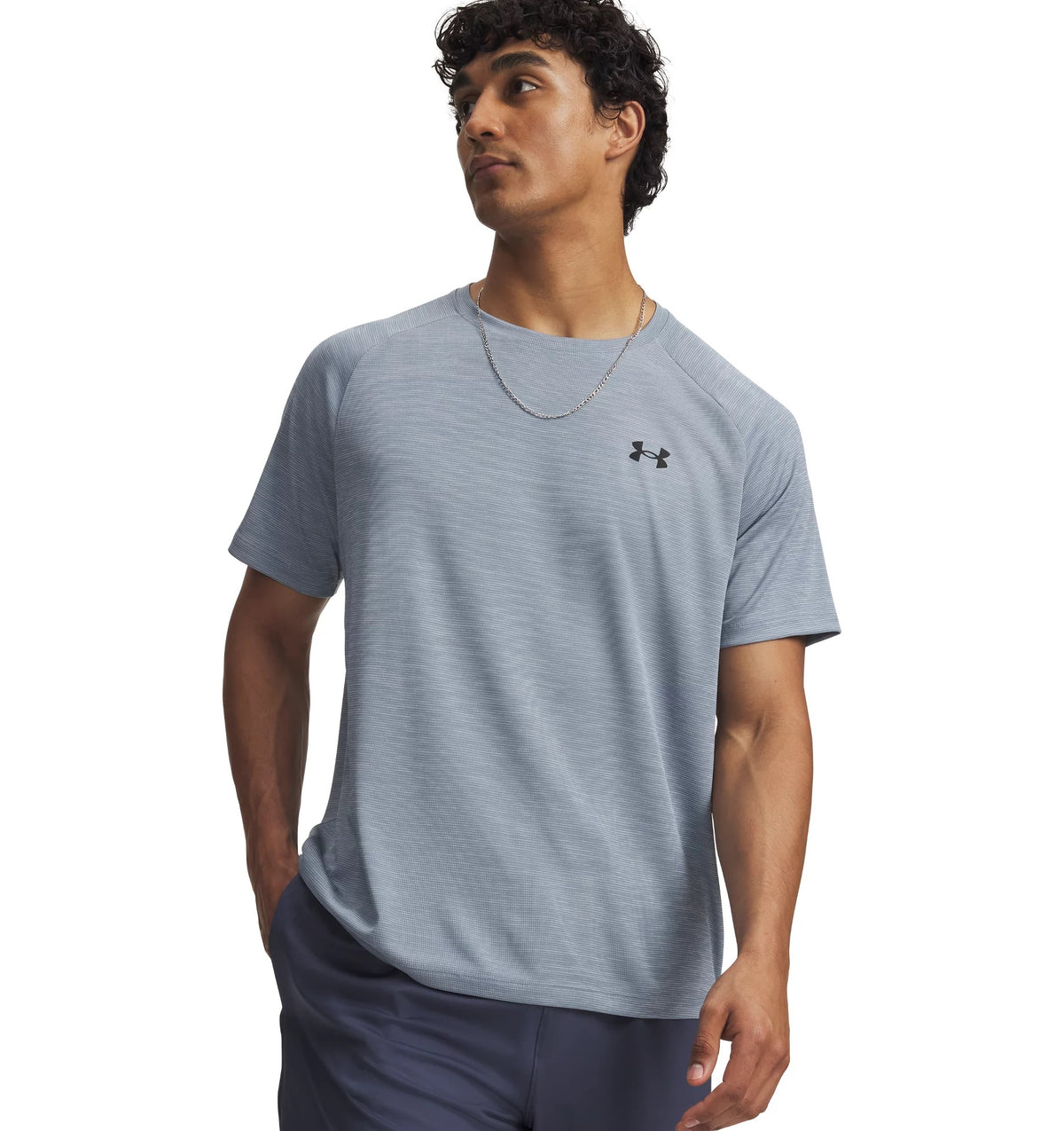 UA TECH TEXTURED SS BLUE WIND BLUE WIND Bild 1