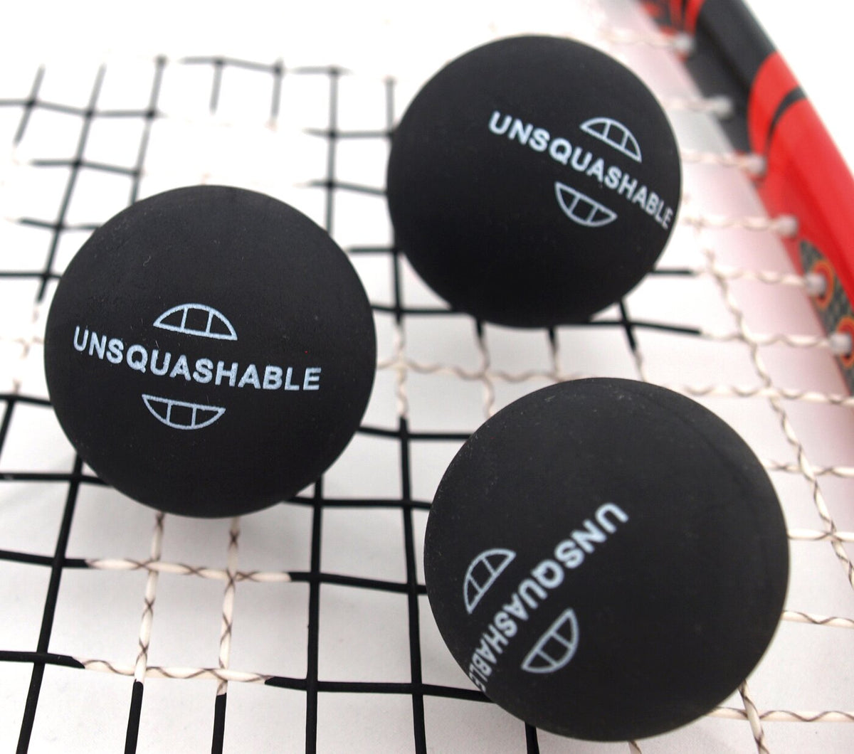 Squash-Ball UNSQUASHABLE 2xgelb,  2 keine Farbe Bild 3