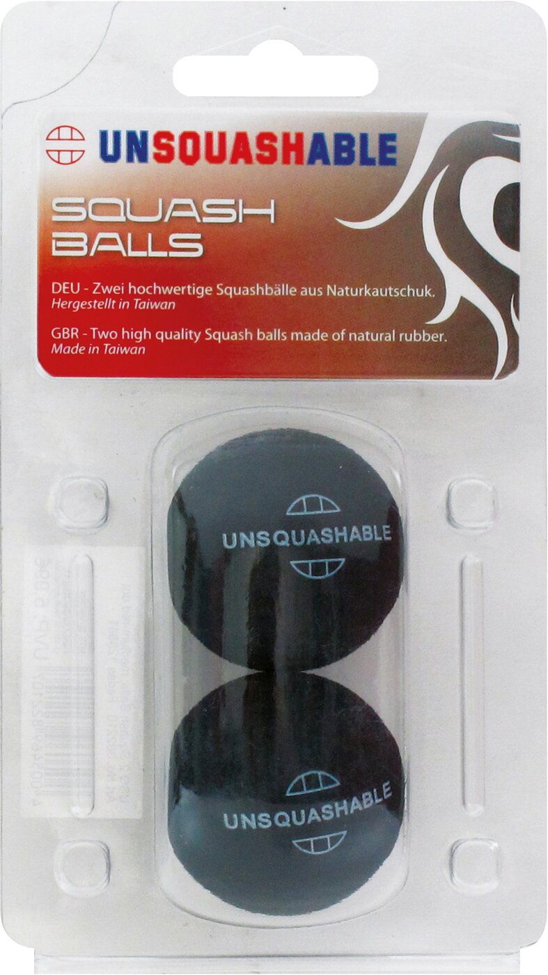 Squash-Ball UNSQUASHABLE 2xgelb,  2 keine Farbe Bild 4